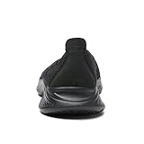 Try Before You Buy Womens Ladies Trainers Wide Fit Wedge Sport Sneakers Casual Fashion Non Slip Running Shoes Lightweight Low Top Lace Up Orthopedic Comfortable Work Shoes for Women Black 6.5 - Image 7