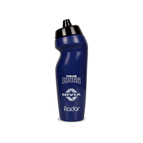 Image of Nivia X Punjab Kings Radar Sports Bottle - Special Edition, For Men & Women, Leak Proof & BPA Free, Capacity 625ml (Navy Blue)