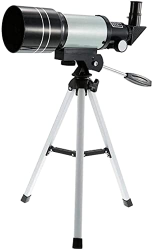 Telescopio astronómico refractor con trípode portátil y aumento 150X miniatura 1
