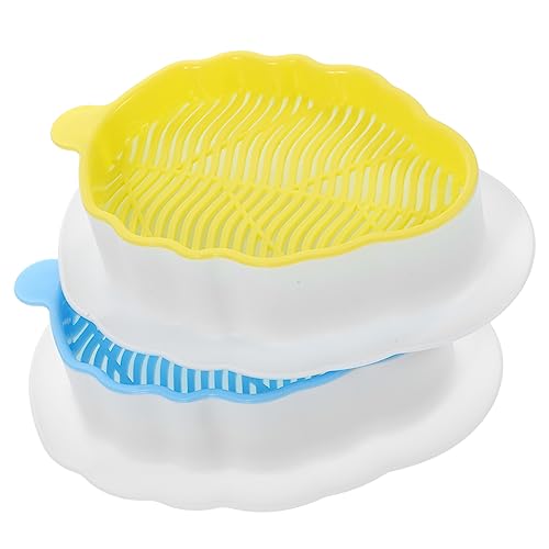 BESPORTBLE 2個入り ボックス イヌハッカ プランター 自動キャットフィーダー ウェットフード 上げられた猫のボウル 猫ボウル キャットニ 保育園プランター 水耕栽培の猫の植物 プラスチック