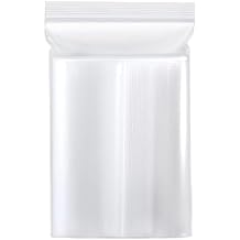 100pcs 3 x 7 Inch 8X18cm Clear 2.4 Mil Resealable Zipper Shipping Bags Poly Bag Flat Self Adhesive Sealing Cello Zip Lock Treat Packing Bags