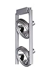 Höhe: 3,43 cm Massive Halogen-2er Deckenspot 230V Futura 530624810