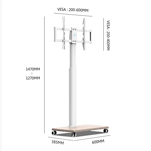 Soporte universal móvil para TV con ruedas 37-75 pulg miniatura 4
