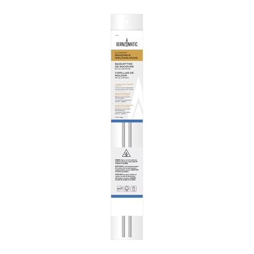 Bernzomatic AL3 Aluminum Brazing/Welding Rods with 12-Inch Rods of Working Temperature 720-750 Degrees, 2-Piece