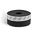 TAROSE Weather Stripping, Silicone Door Seal Strip Door, 16 Feet Long Black (Width 25mm)