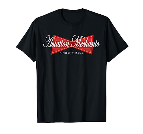 Aircraft Mechanic T-Shirt Aviation Airplane Mechanics Tee