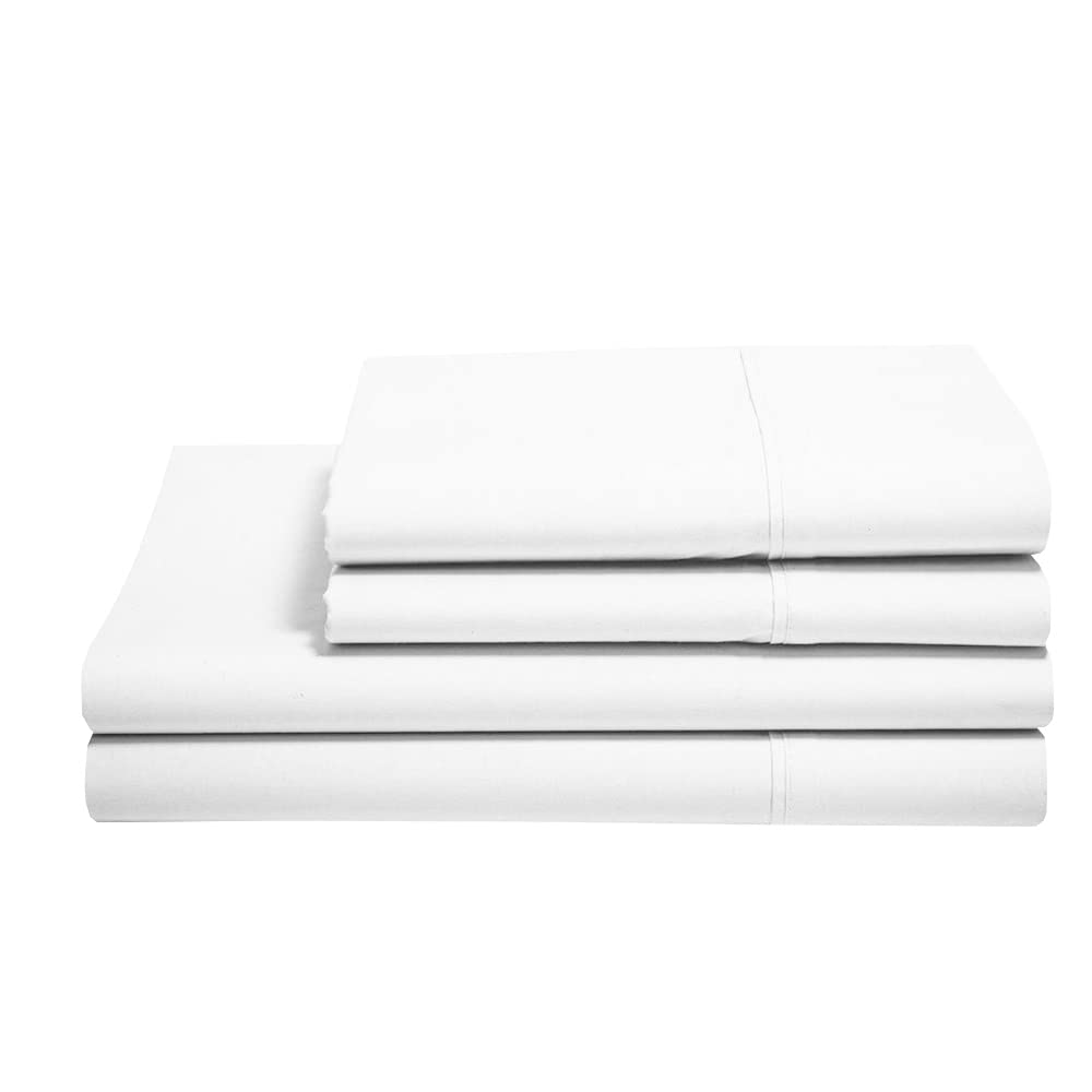 Cottington Lane Flat Bedsheets Sheet with 2 Pillow Cover - Bedsheet | Bedsheets | Bed Sheet | King Size Bed - White Solid_102x108 (B07SLRLYGF) Amazon Price History, Amazon Price Tracker