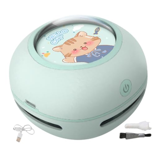 Aspiradora de oficina: aspiradora portátil inalámbrica, mini mesa aspiradora silenciosa | Potente limpiador de oficina para teclados de PC, práctica escuela de automóviles de limpieza, dispositivo asp