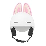 Cute Faux Fur Animal Ears for Helmet Plush Ski Helmets Decor Ear for Motorcycle Bicycle Helmet Smooth Surfaces
