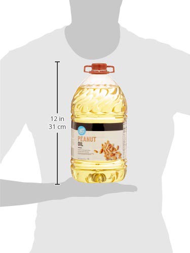 Amazon Brand - Happy Belly Peanut Oil, 128 Fl Oz
