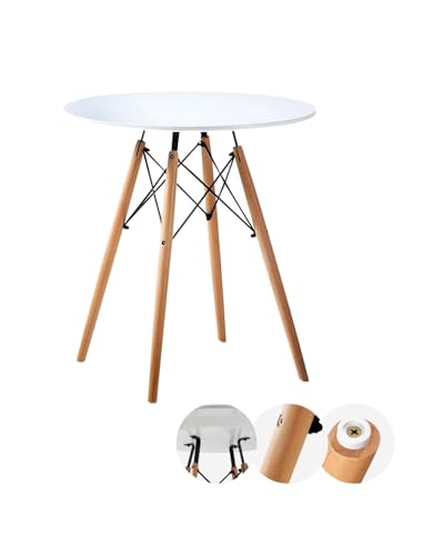 Encuentra mesa de comedor redonda blanca marca olu, en la categoría de mesas para comedor. Mesa de comedor redonda blanca Marca olu 3