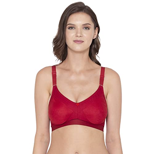 Image of SOUMINIE - Minimizer Bra - Non Padded - Cotton Rich - Broad Straps - Full Coverage - Wireless Seamless T-Shirt Bra