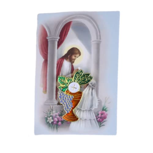 Needzo First Communion Set for Girls, White Rosary, Scapular, Lapel Pin, and Book Included, Catholic Keepsake Gifts by Needzo - Image 4