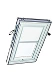 Modernes Design. Original Roto Exklusivrollo (ZRE) Innenrollo für Roto Dachfenster R4/R7 und Classic, Größe 06/11