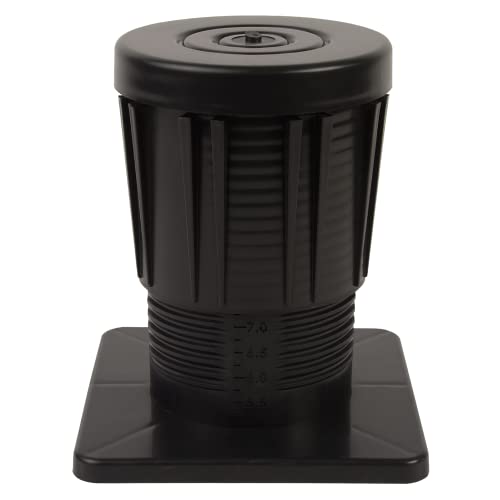 DiversiTech AER-8BL Equip Riser, Adj, Blk, 8in.