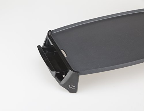 Jata-GR195-Plancha-de-Asar-Cocina-por-Igual-en-Toda-la-Superficie-46-x-25-cm-Antiadherente-Libre-de-PFOA-Muy-resistente-al-rayado-Facil-limpieza-con-Bandeja-Colectora-de-Salsas-Color-Negro