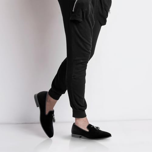 Image of JITAI Men's Fashion Loafers Wedding Shoes Loafers for Men Party Shoes