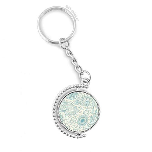 Llavero giratorio DIYthinker que evita pérdidas de llaves gracias a su anillo seguro