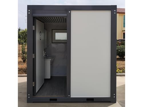 Baño portátil al aire libre con ducha, sanitario móvil para conciertos, convenciones, construcción y eventos deportivos