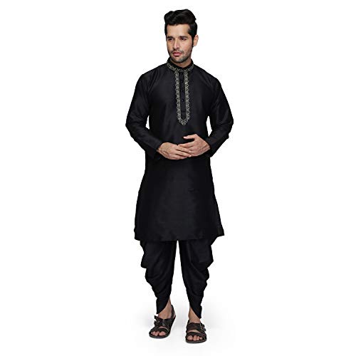 Image of Royal Kurta Mens Silk Blend Kurta Salwar Set