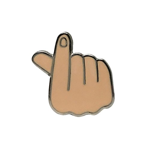 KPOP Mini Heart Korean Sign Enamel Lapel Pin - PinMaze Emoji Funny Brooch Clip - Fun Trendy Accessory for Jacket T-Shirt Bag Hat Shoe (Mini Heart)