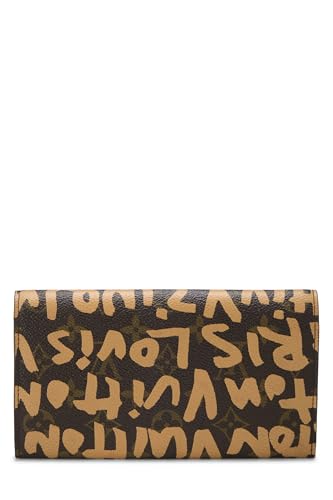 Pre-Loved Stephen Sprouse x Louis Vuitton Beige Monogram Canvas Porte Monnaie Credit, Beige3