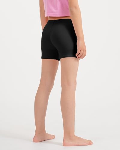 booph 5 pack girls bike shorts cotton cartwheel shorts for dance amp under dresses