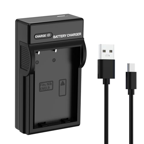 Chargeur EN-EL9 compatible Nikon MH-23 pour batterie D40 D60