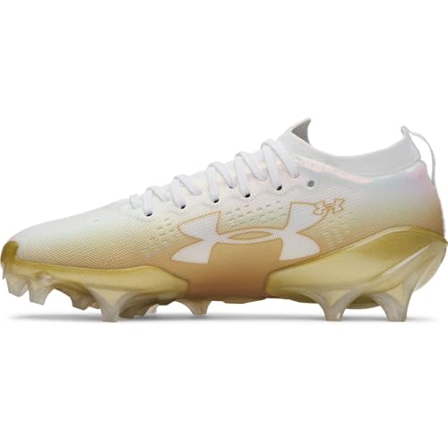 Amazon.ca: Under Armour Blur Pro Football Cleats, (102) White/Metallic Gold/Gold Rush, 12