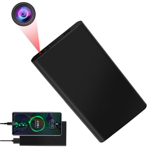 LXMIMI 隠しカメラ 小型カメラ モバイルバッテリー型 17時間録画 1080P画質...