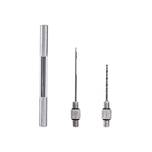 XINGYUXUXIN Baiting Tool Kit Fishing Bait Drill & Needle Combo Set Stainless Steel Fish Drill Tackle for Baiting Needle Carp Fishing Equipment Tool