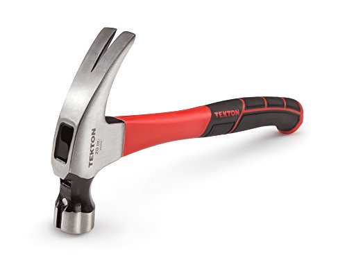 Tekton 20 Oz. Jacketed Fiberglass Magnetic Head Rip Hammer | 30324,Red #TOP1