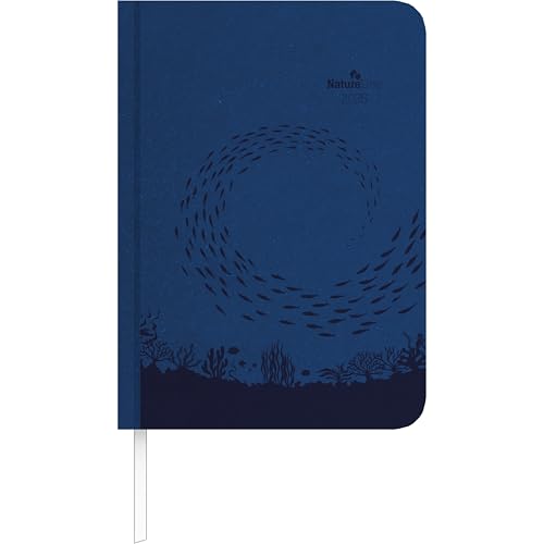  Alpha Edition - Minitimer settimanale Nature Line Ocean 2026 – Agenda tascabile A6 (11×15 cm) con panoramica mensile e area per appunti, pianificatore ecologico per lavoro, scuola e quotidianità