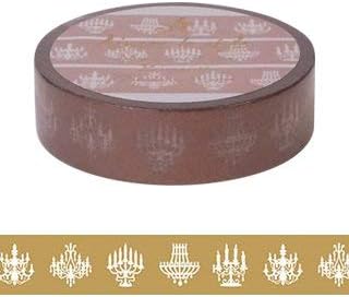 Aimez le style Chandelier Bronze Japanese Washi Tape 15mm x 10 m