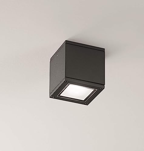 Faretto da soffitto per esterni gu10 led cubo