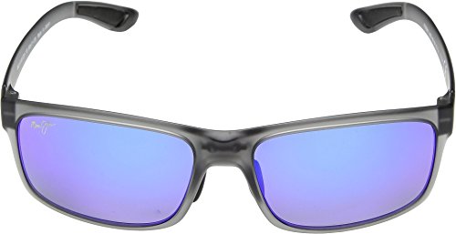 Image of Maui Jim Men's and Women's Pokowai Arch Polarized Rectangular Sunglasses