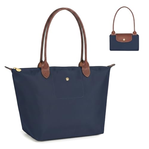 BEFSN Medium Tote Bag for Women, Navy, 13-15