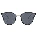 Produktbild SOJOS Katzenaugen Sonnenbrille Runde Schick Groß Verspiegelt Modernem Design Cateye SJ1055S mit Gold Rahmen/Grau Linse