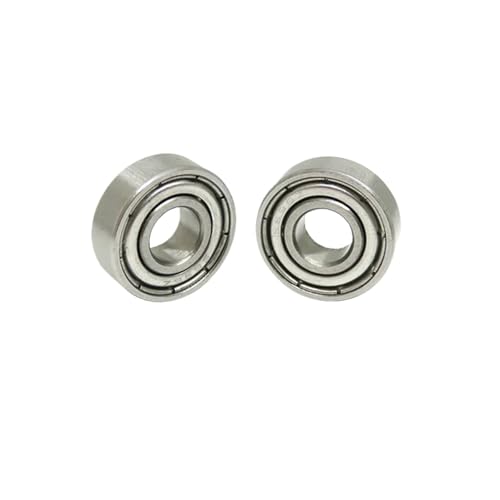 BAOBEIMAO 5pcs S695ZZ Bearing 5x13x4 R1350ZZ Stainless Steel Bearing 5 * 13 * 4 RC Bearing S619/5 ZZ 695ZZ S693ZZ S694ZZ S696ZZ S697ZZ S698ZZ(S693ZZ 3x8x4mm)