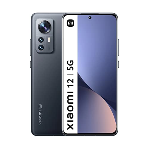 Xiaomi 12 Smartphone 8/256GB, Pantalla AMOLED de 6.3' y 120Hz, Snapdragon 8 Gen 1, cámara Triple de 50MP/13MP/5MP, 4500mAh, Gris (Reacondicionado)