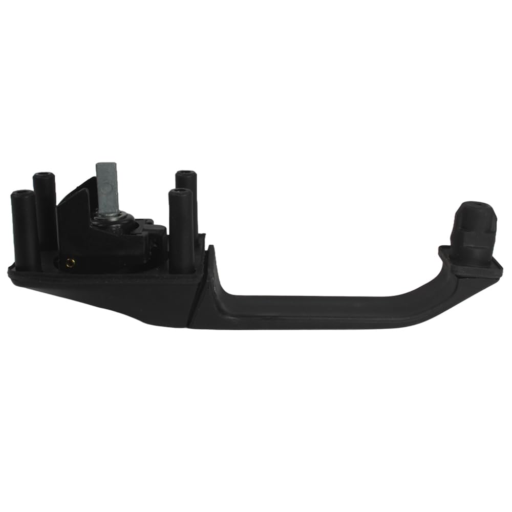 POS - Cerradura exterior para puerta de caravana o caravana, color negro
