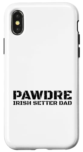 Irish Setter Dog Dad Pet Owner Apparel �X�}�z�P�[�X iPhone X/XS �p