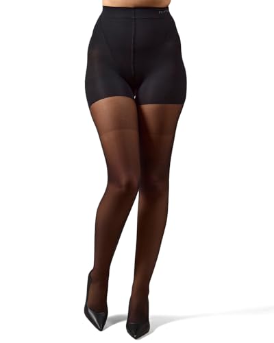 MeMoi Bodysmoothers Sheer Tights, Control Top Tights for Women, Breathable and Comfortable Shapewear - Sizes Small to Q2 6