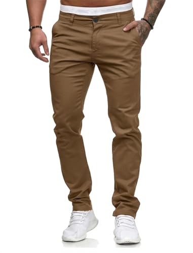 Image of HUNGSON Mens Chinos Dress Pants Slim Fit Stretch Business Casual Golf Work Slacks Trousers