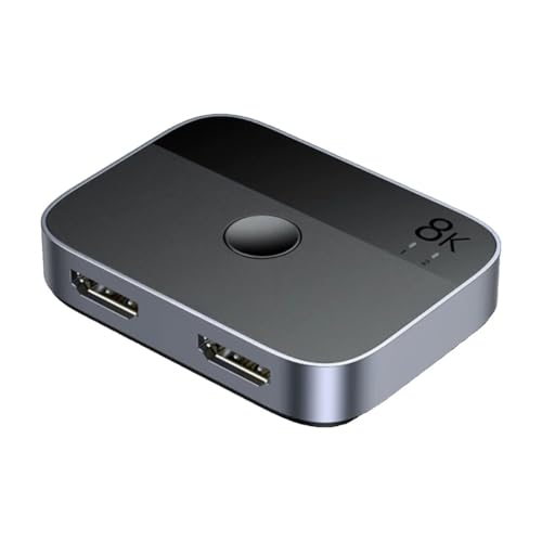 Répartiteur HDMI 8K 60Hz commutateur bidirectionnel deux en un avec extension audio en aluminium