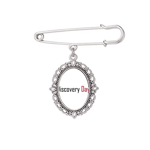 Broche Canada Discovery Day M fixez vos châles et robes sans pli