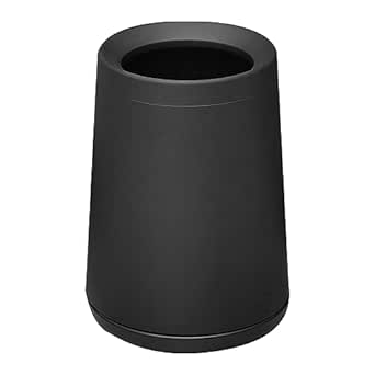 Amazon.com: LEASYLIFE 10L/2.6GAL Matte Black Bathroom Trash Can ...