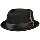 Brixton Headwear, STOUT PORK PIE, Black/Black, XL, 10764