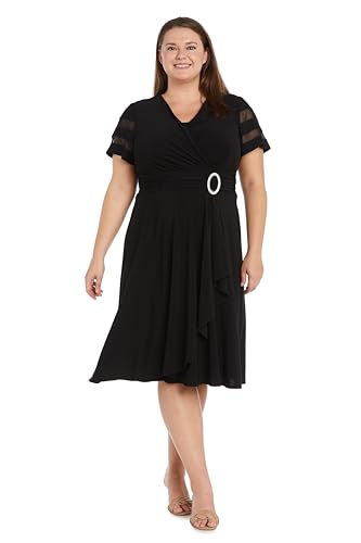 Image of R&M Richards Women's Allegra Cascade Dress