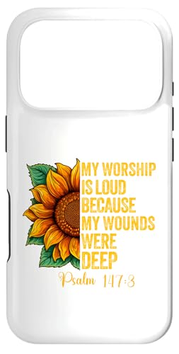 My Worship is loud Because my wounds was deep psalm 147:3 �X�}�z�P�[�X iPhone 17 Pro �p